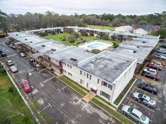 Courtyard Aerial View