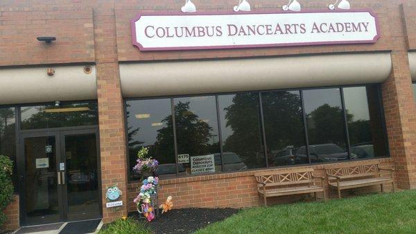 This is the front of the building.