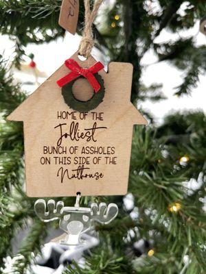 laser cut National Lampoon Christmas vacation ornaments