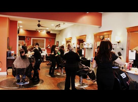 The Le Chic Team at our Hurrican Sandy Salon-a-thon 2012