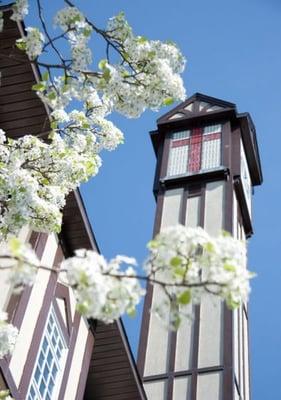 Steeple that can be seen from miles around