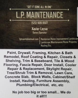 L P Maintenance