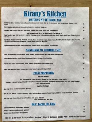 Current menu, I suggest the chipotle chicken tacos