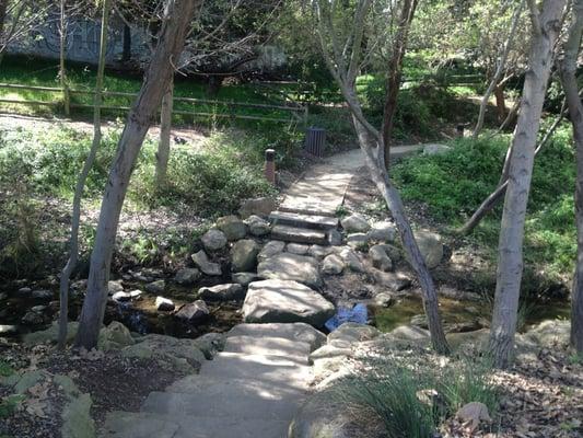 Walking trail at the boys and girls club.