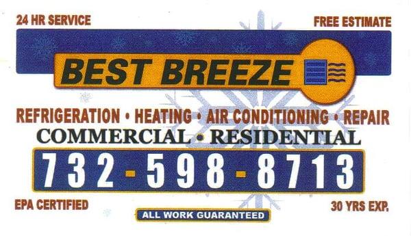 Best Breeze Refrigeration Service