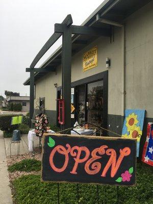 If the sign is out, come on it!