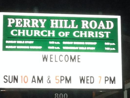 Church of Christ At Perry Hill Road