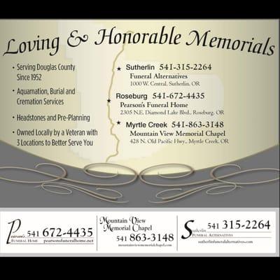 Sutherlin Funeral Alternatives