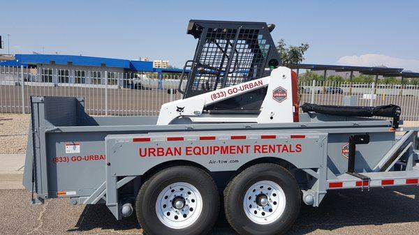 Rent this mini skid steer!