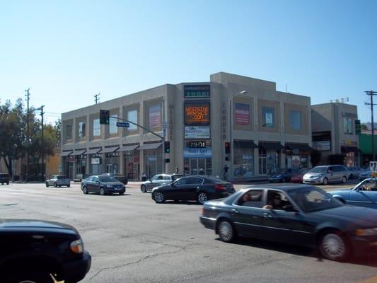 Northwest corner of Melrose & Fairfax!