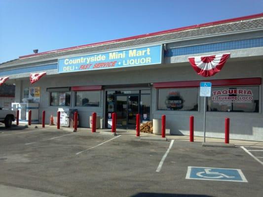 The exciting store front.