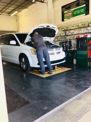 Xpress Lube Team getting the job done.