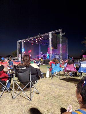 4th of July celebration, Checke'rd Past (80's tribute band)