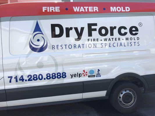 For any emergency call Dry Force and they WILL come out 24/7 and help!