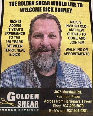 Rick Shipley -Golden Shear