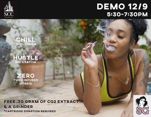 Up coming demo day on 12/09/2016. Suicide Girls brand vape will be in store!