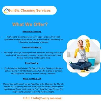 Sunbiz Cleaning Services