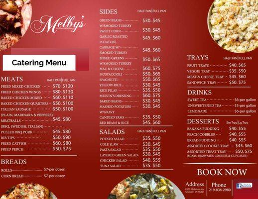 Catering Menu