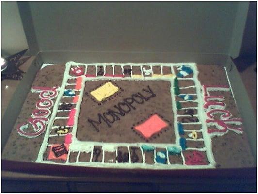 Some of the baker's handywork for our Monopoly tournament!