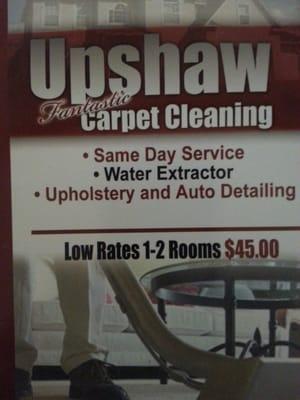 Upshaw Fantastic Carpet Cleaning