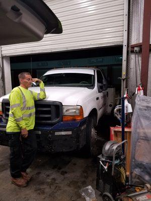 Tow trucks and heavy equipment