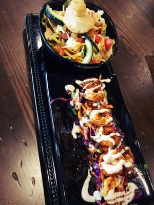 Dude, the chili lime shrimp is amazing. Finger licking good.