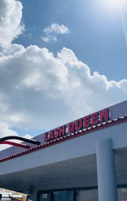 Our salon name on 45th street plaza, WPB Flea Market