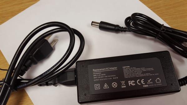 Replacement laptop cord