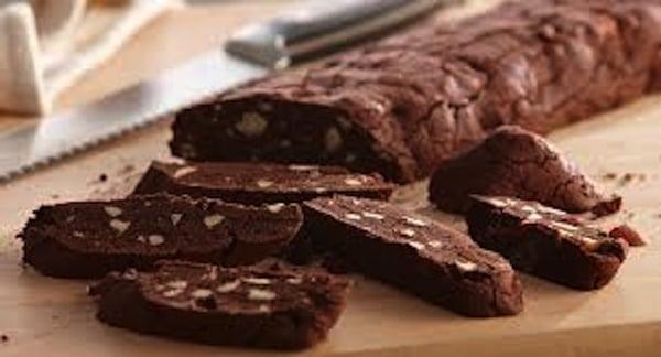 Ahhhh Chocolate Boscotti's! Ask about our gluten free flavors!