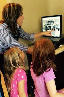 Our young patients learning about their teeth