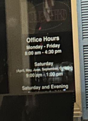 Business hours