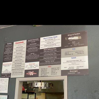 Menu for Phillyhoma in Nicoma Park!
