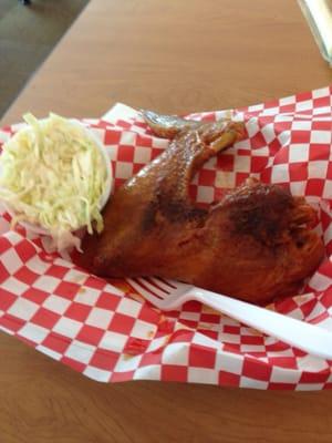 Is this a turkey wing, or are they secretly using pterodactyl wings?? You decide...