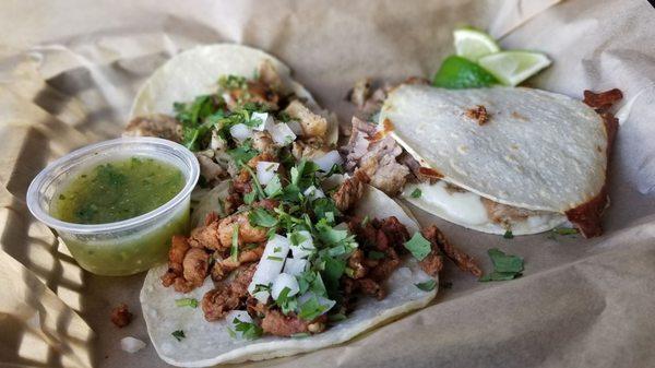 My second order. That's the pork chop Mulitas, so good..