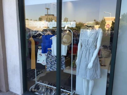 The View of the Show Room from the Window.