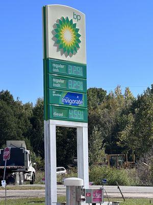 Gas prices 9-29-22