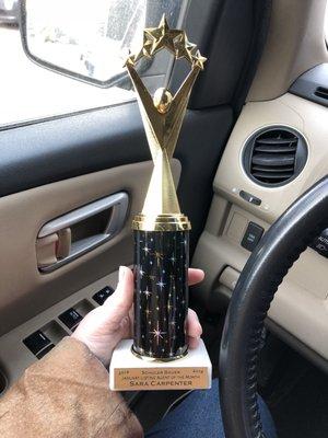 Listing Leader trophy