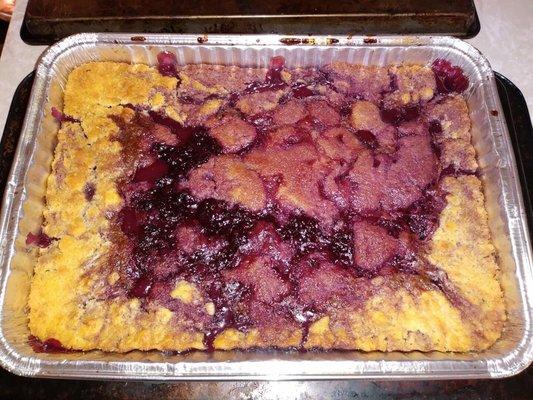 Blackberry Cobbler is awesome!