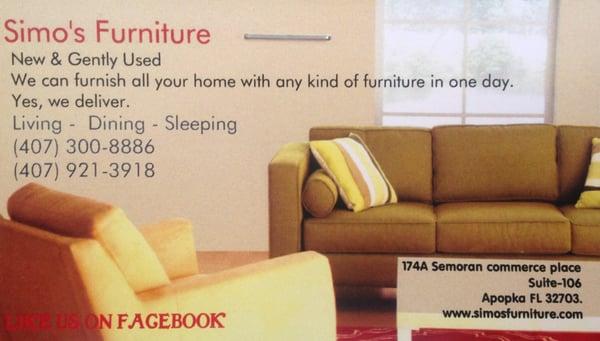 We can furnish your entire home in one day. Delivered.