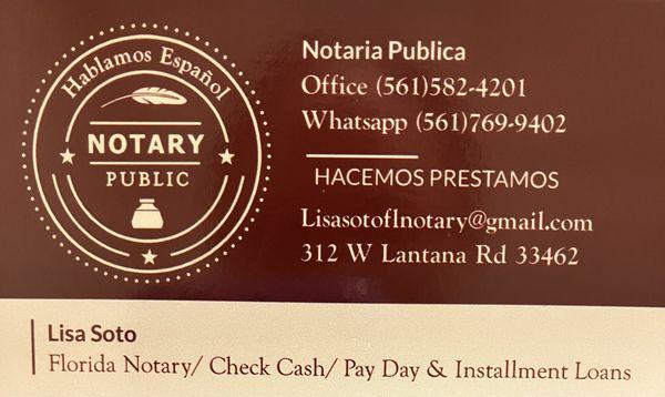 Lisa Soto Notary