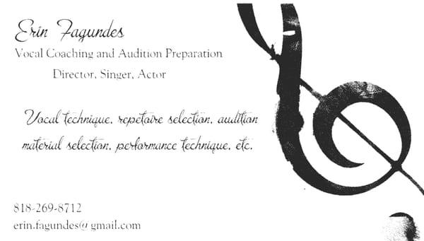 Erin Fagundes Vocal Studio