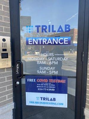 Entrance and location