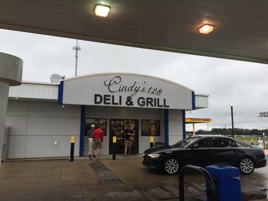 Phat perogies and gas.