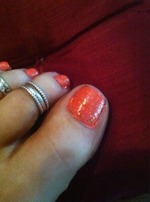 First pedicure from Groupon.