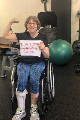 Reena is great example of the fun and friendly people that work out with us.