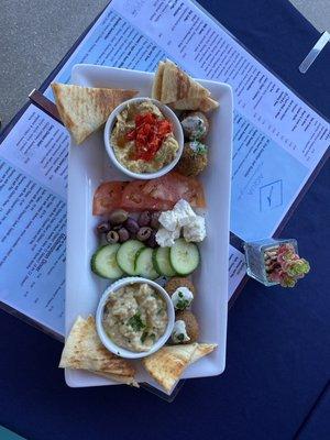 Aqua Trio - Falafel, Hummus, Babaganush