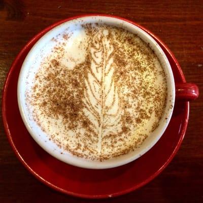 White Christmas! #Satsuma Date Syrup with cinnamon and clove in steamed milk!