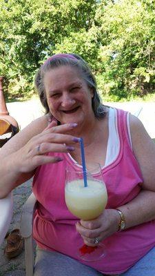 Pina Colada in the back yard