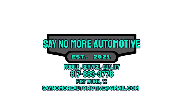 Say No More Automotive