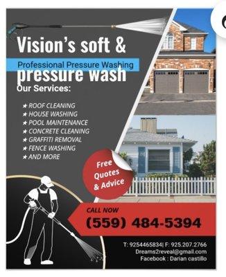Vision’s Soft & Pressure Wash